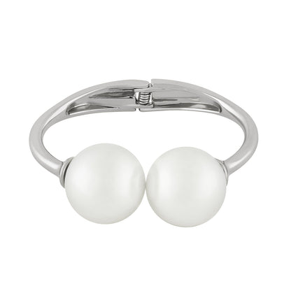 Fairycore Perla Silver Chunky Bracelet