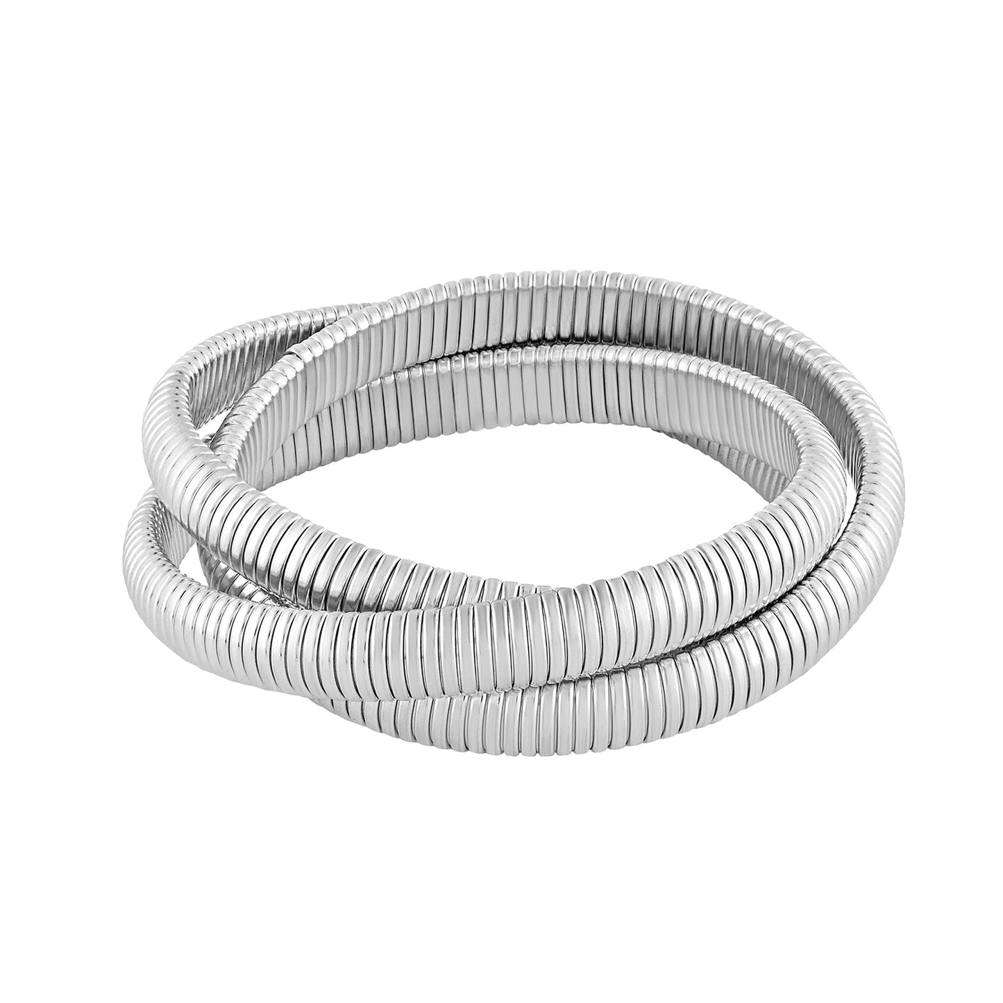 Kassandra Silver Chunky Bracelet