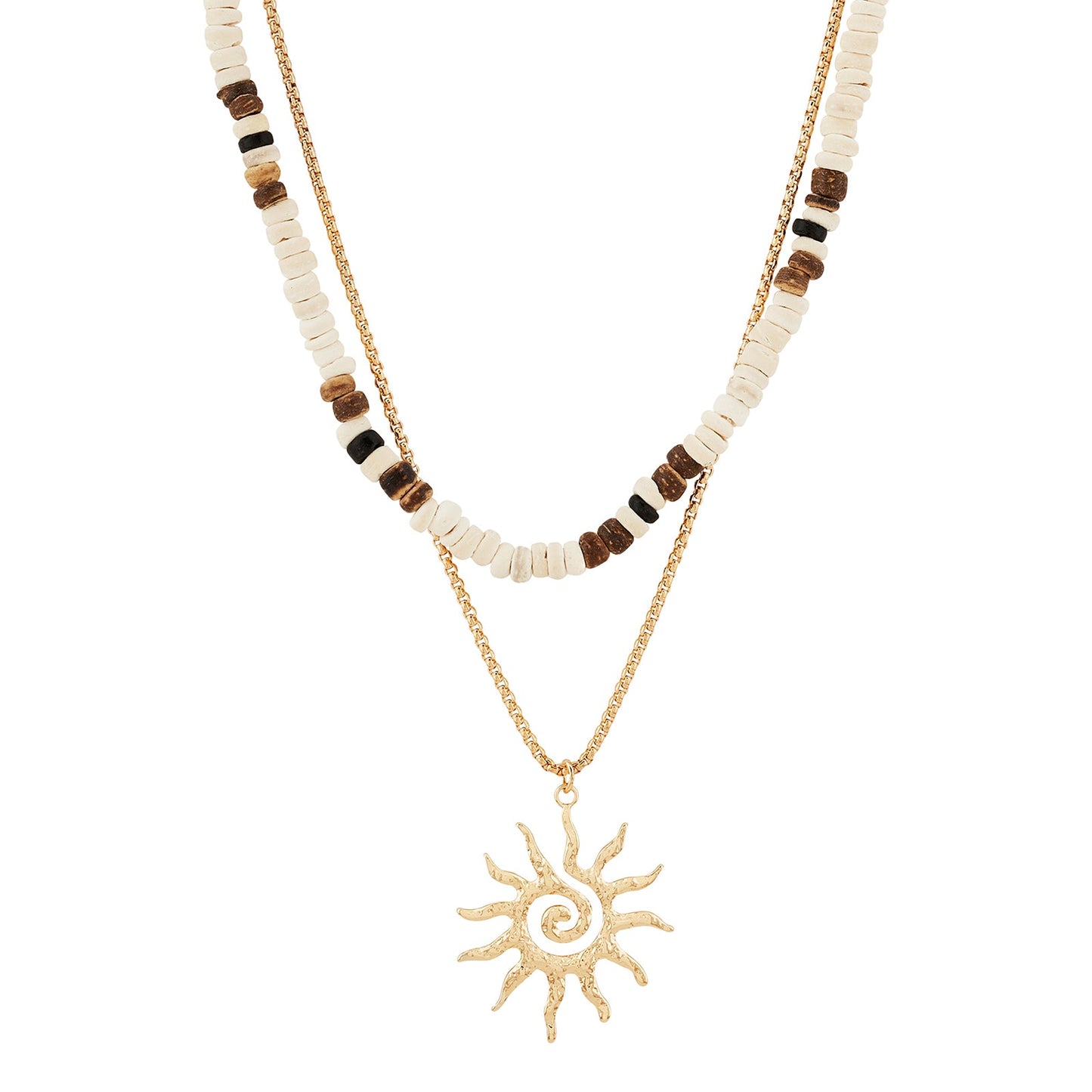 Soliset Unisex Gold Necklace