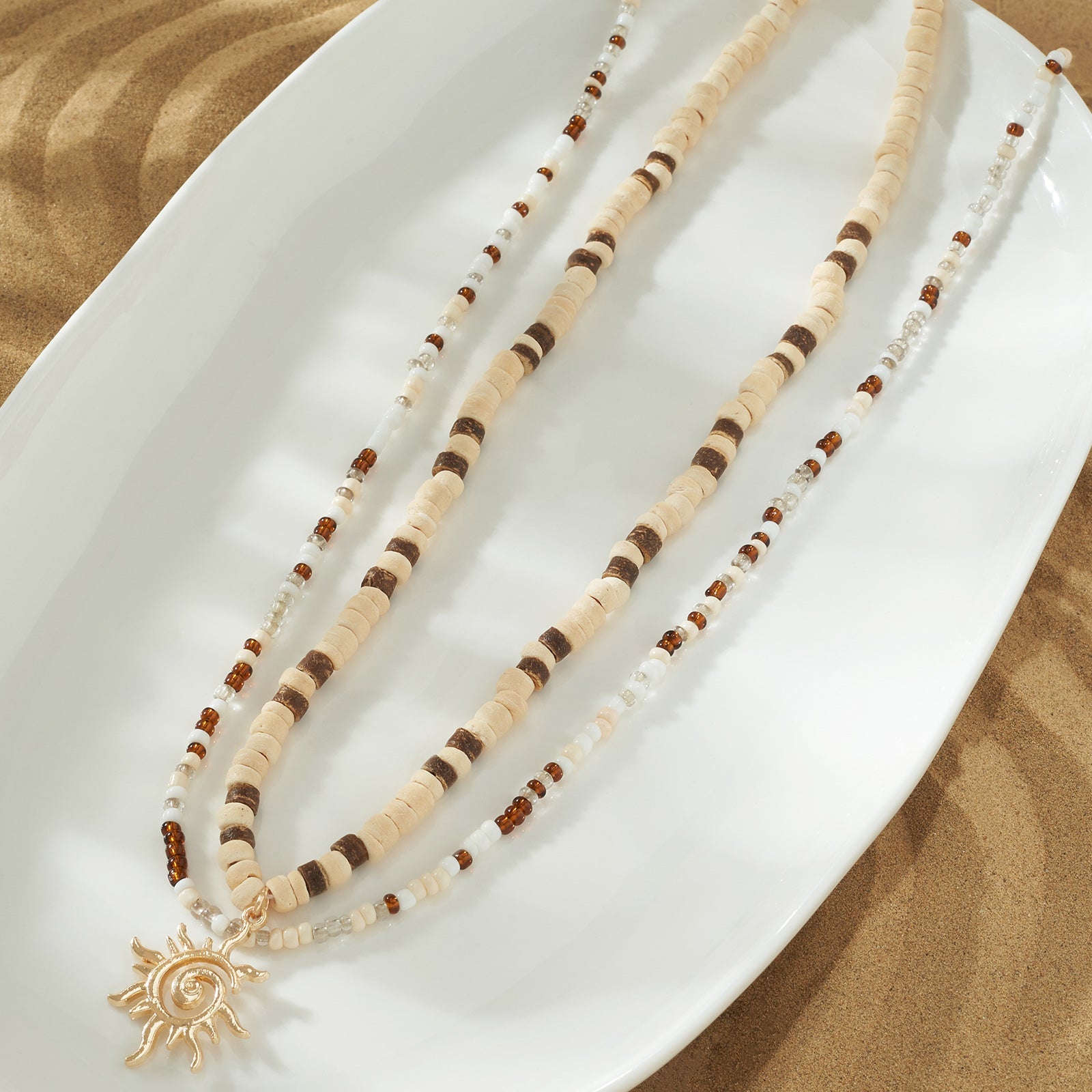 Sunflare Unisex Gold Necklace