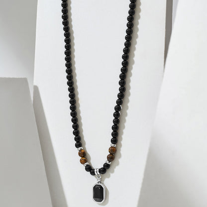 Noctis Black Men's Necklace