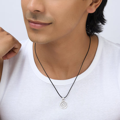 Nightspire Black & Silver Men's Necklace