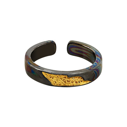 Cato Men's Black & Gold RIng