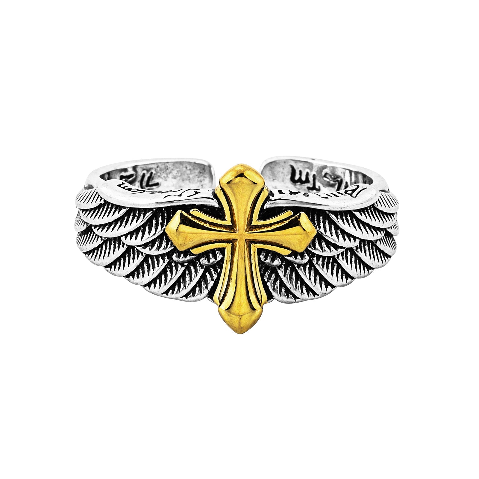 Keaton Men's Silver & Gold RIng