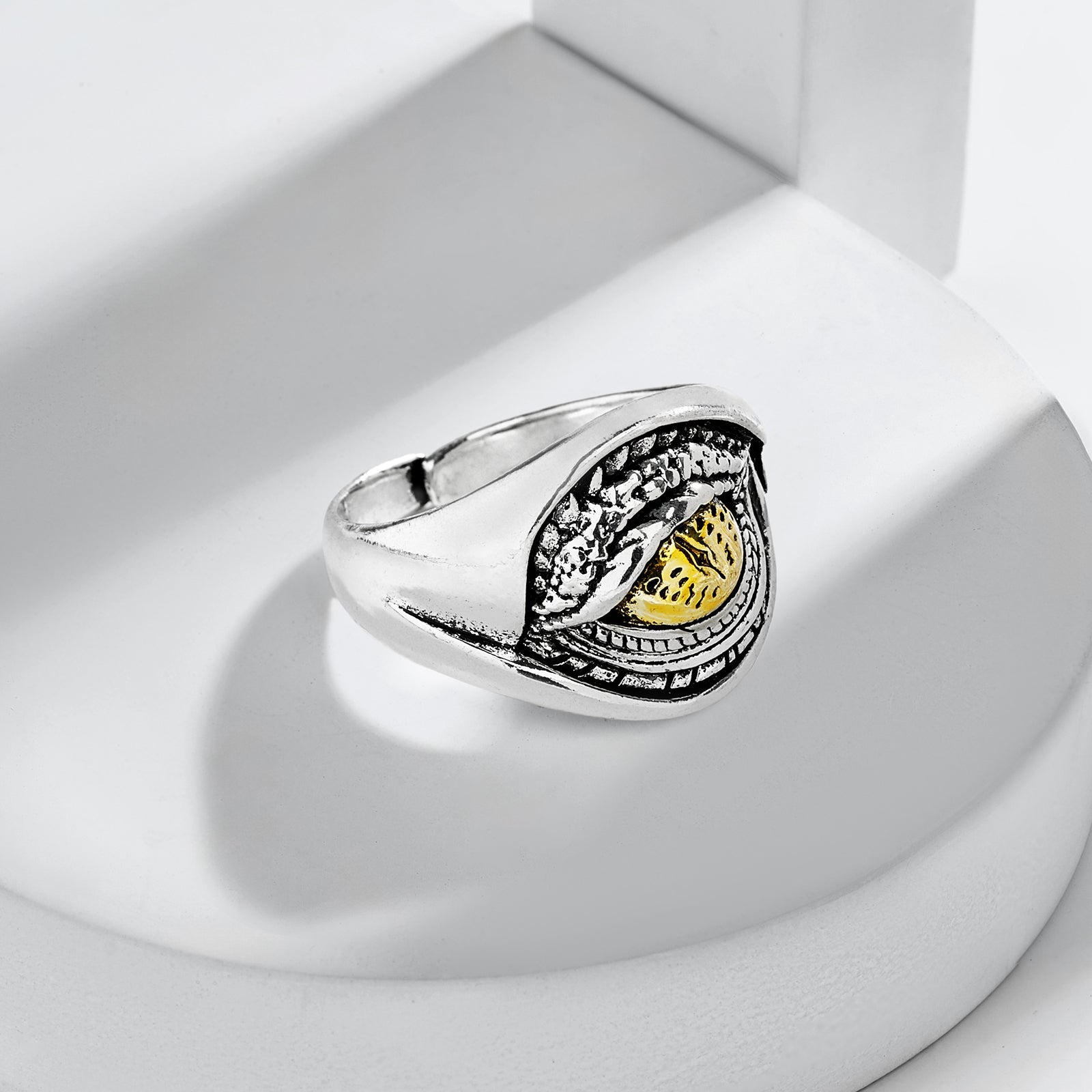 Valtrix Silver & Gold Men's Ring