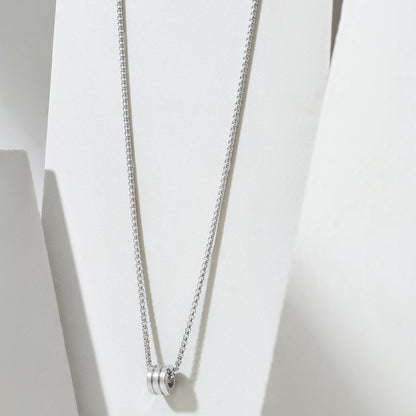 Braxforde Silver Mens Necklace