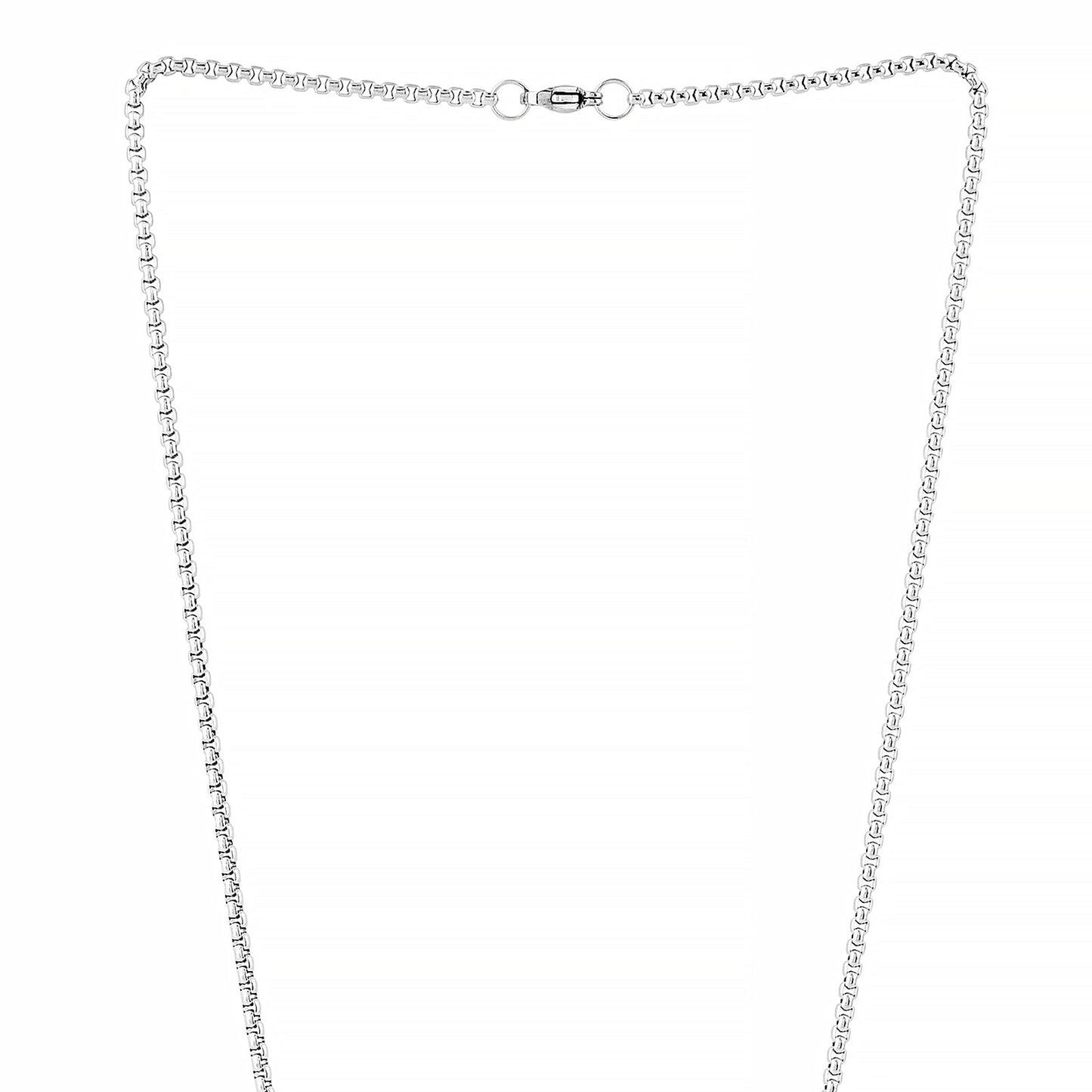 Braxforde Silver Mens Necklace