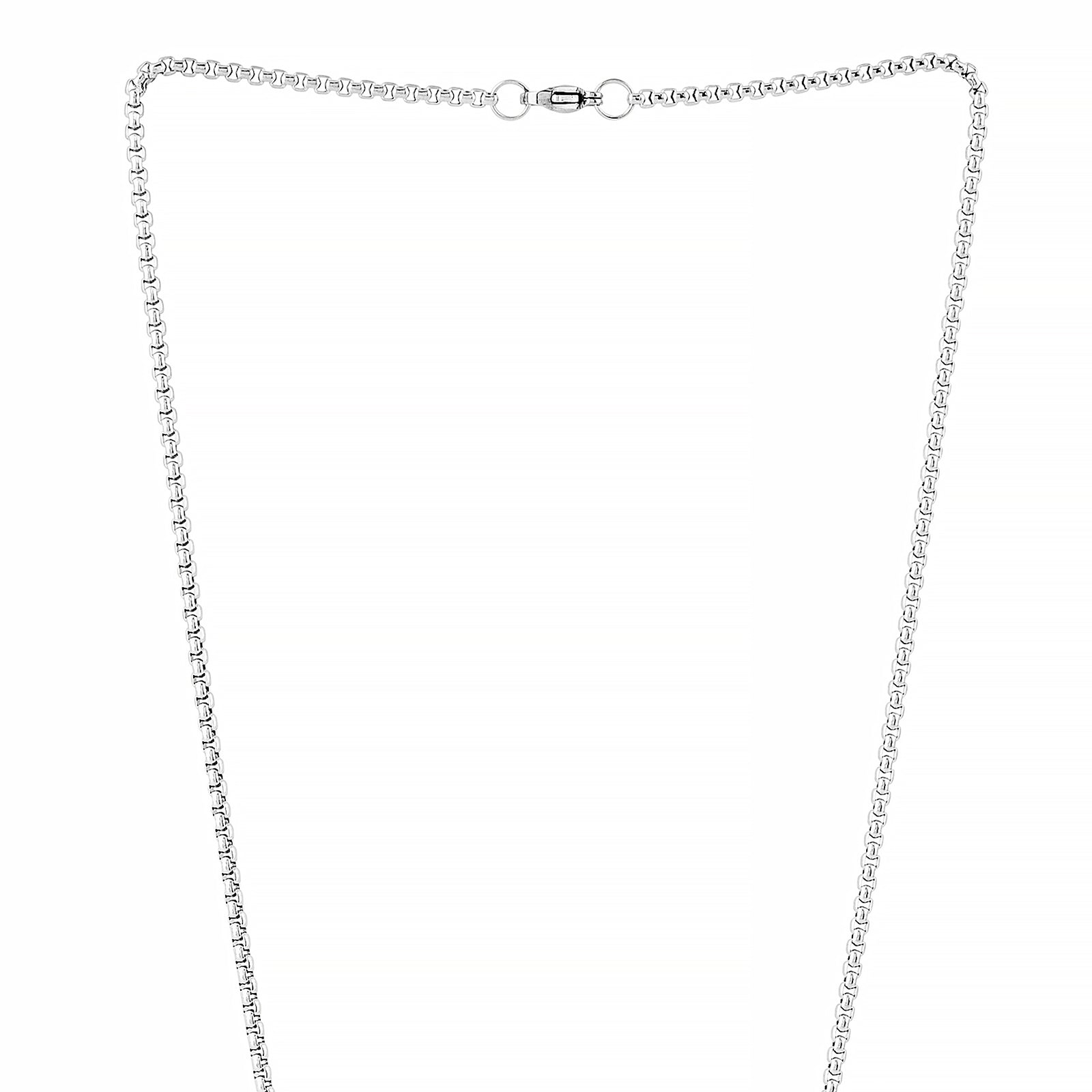 Braxforde Silver Mens Necklace