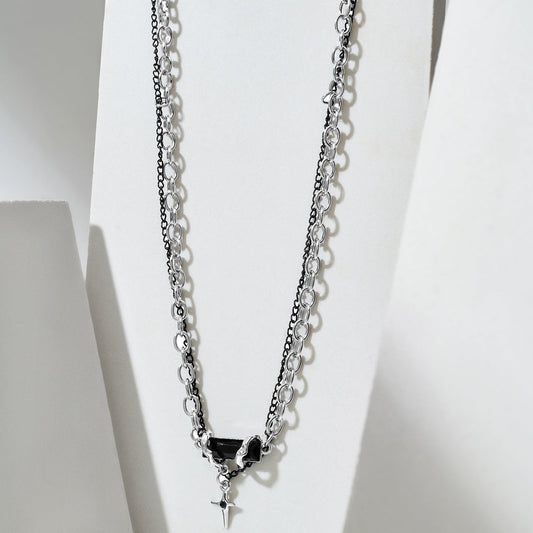 Norvok Silver Men's Necklace