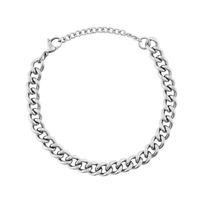 Steelvar Cuban Silver Men's Chain Bracelet