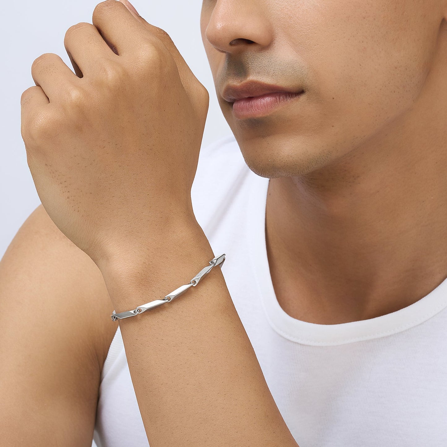 Stravor Link Silver Men's Bracelet