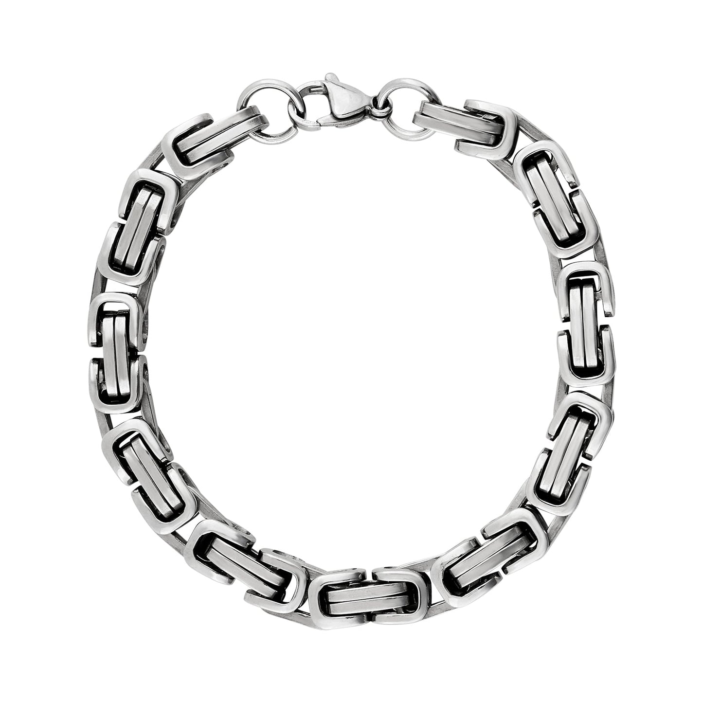 Titanor Grid Silver Men's Bracelet