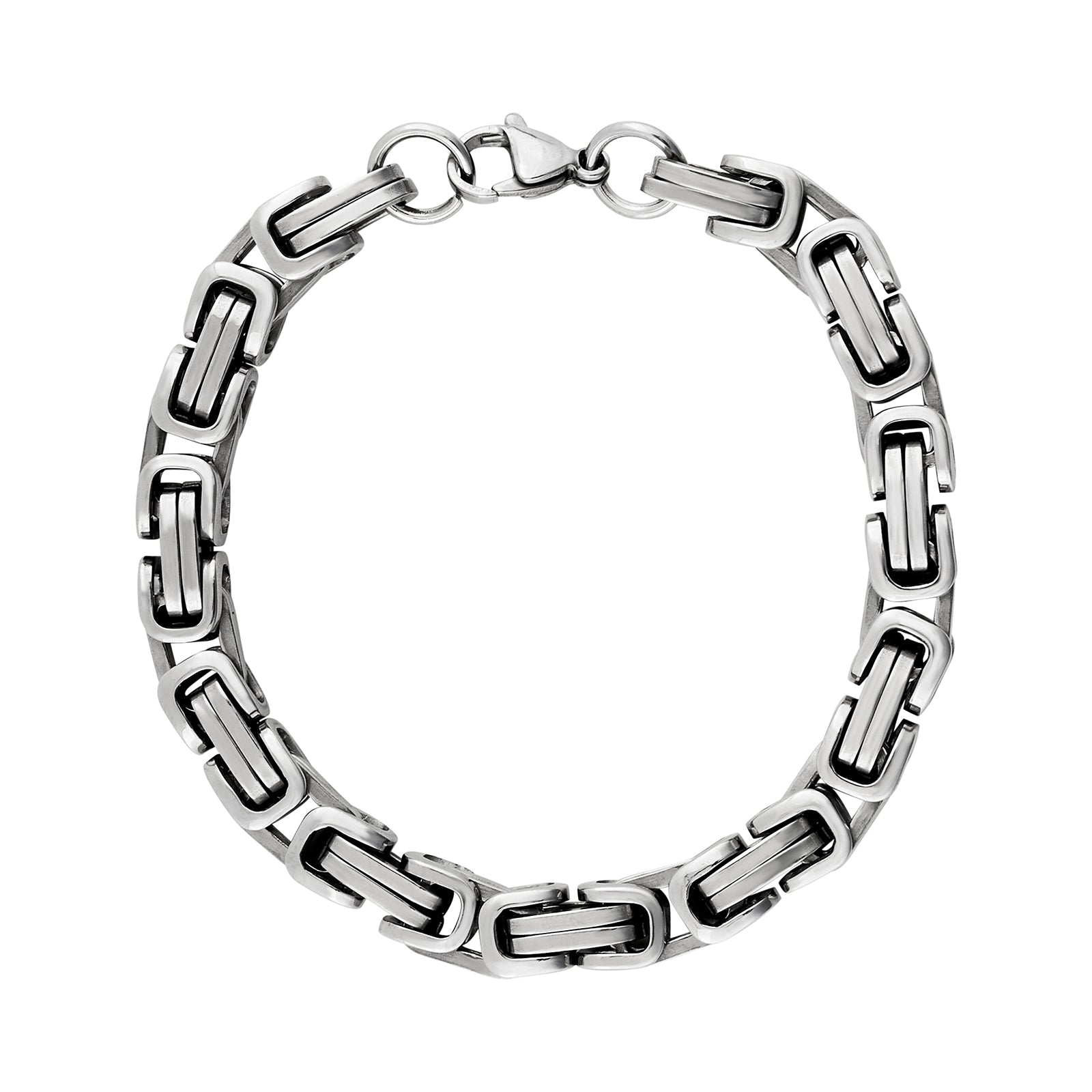 Titanor Grid Silver Men's Bracelet