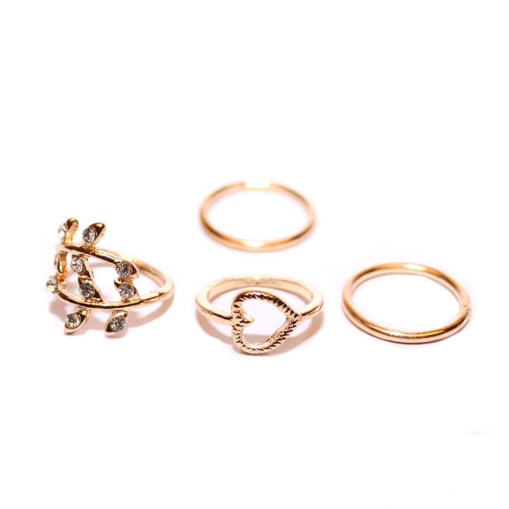 Heart Midi Ring Set - Joker & Witch