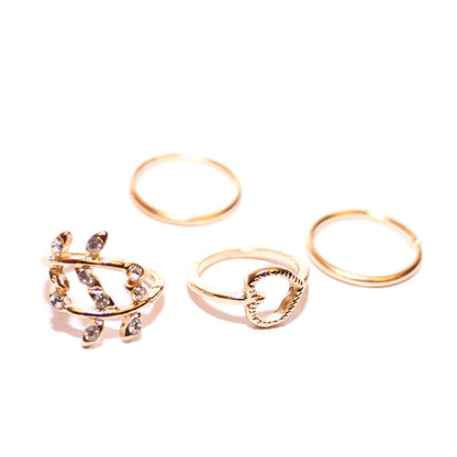 Heart Midi Ring Set - Joker & Witch