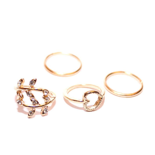 Heart Midi Ring Set - Joker & Witch