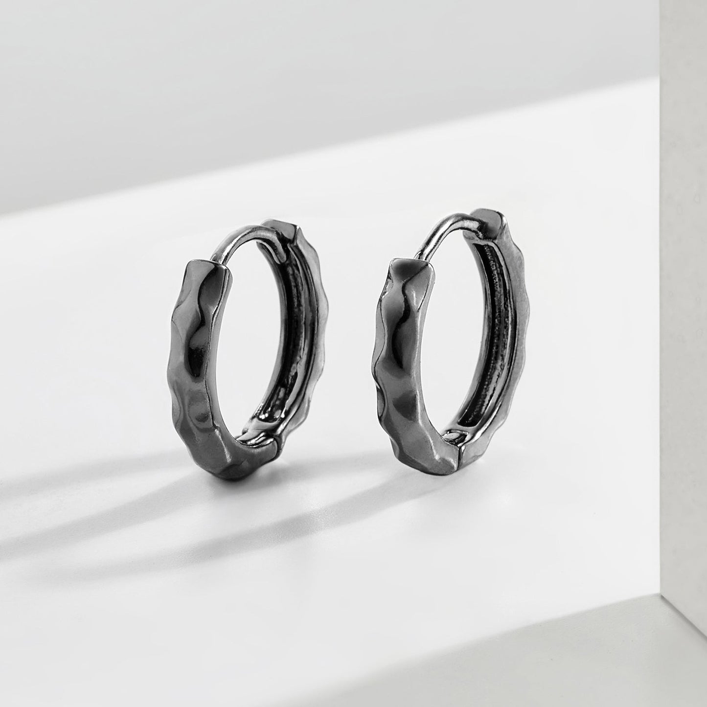 Rifto Black Men's Earrings