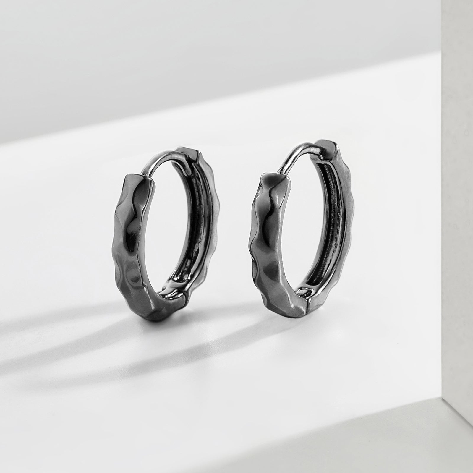 Rifto Black Men's Earrings