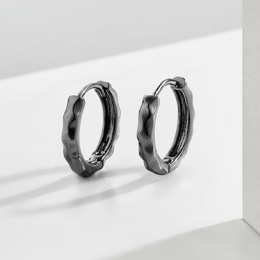 Rifto Black Men's Earrings