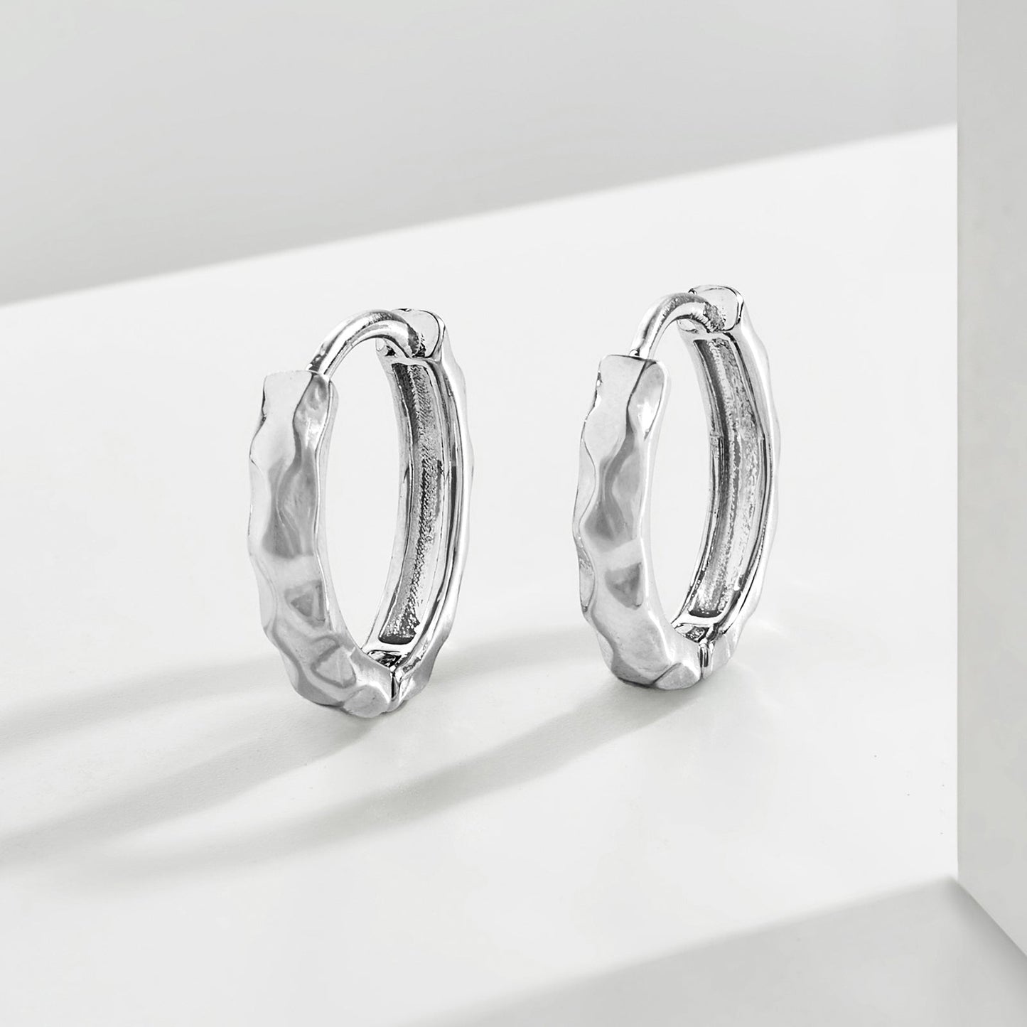 Rifto Silver Men's Earrings
