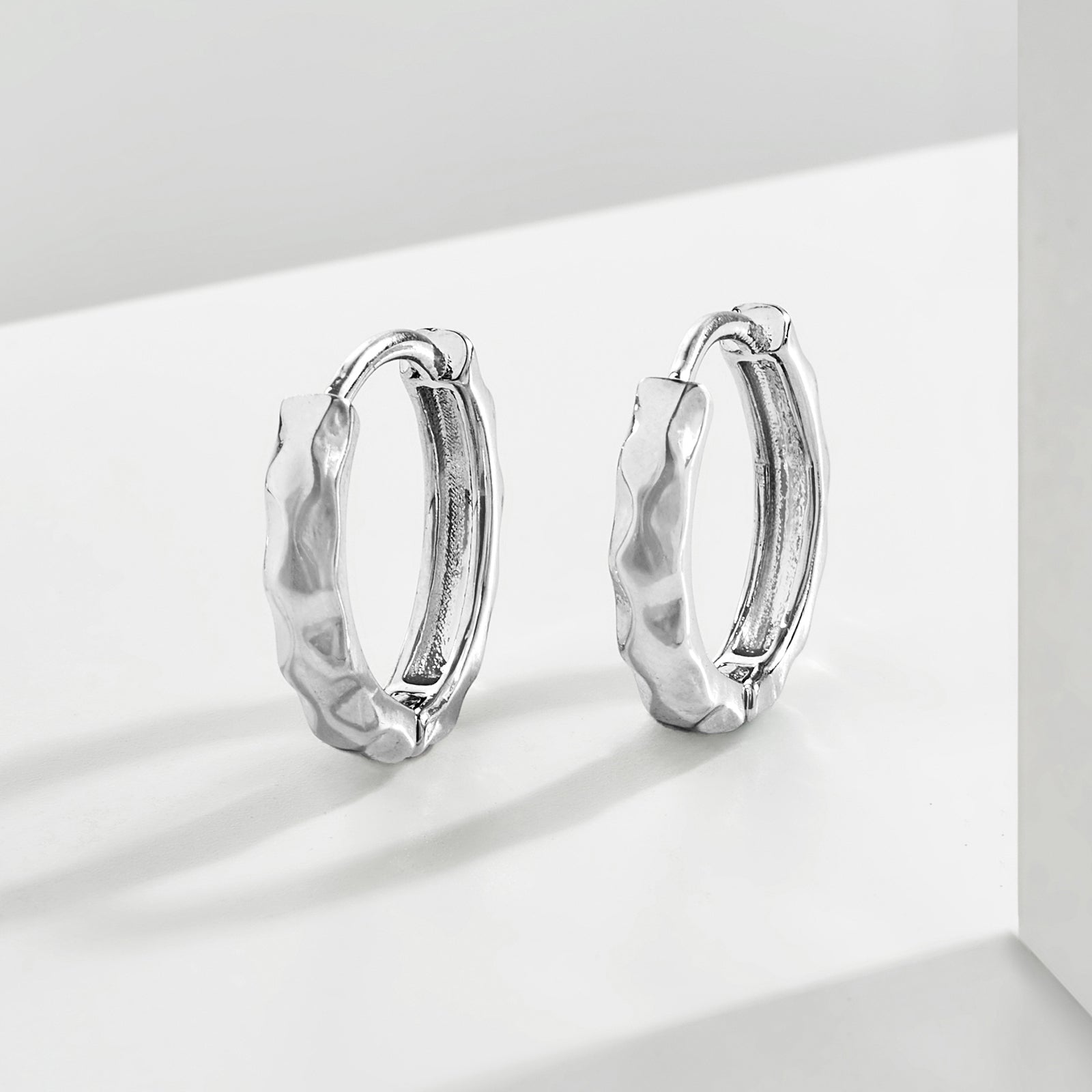 Rifto Silver Men's Earrings