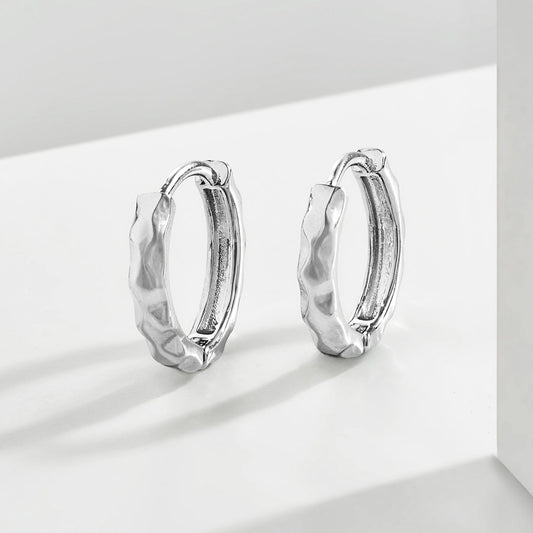 Rifto Silver Men's Earrings