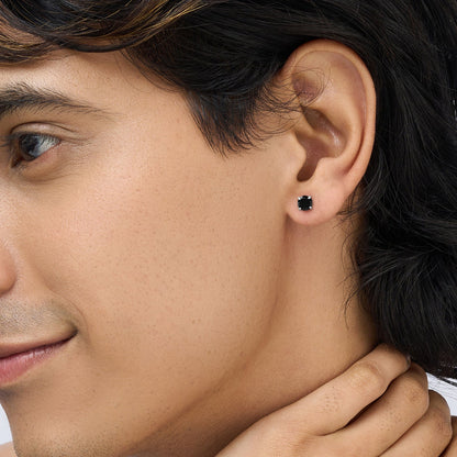 Vorto Mini Black Men's Earrings
