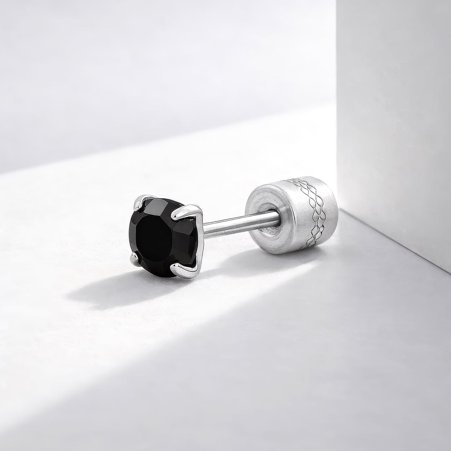 Vorto Mini Black Men's Earrings