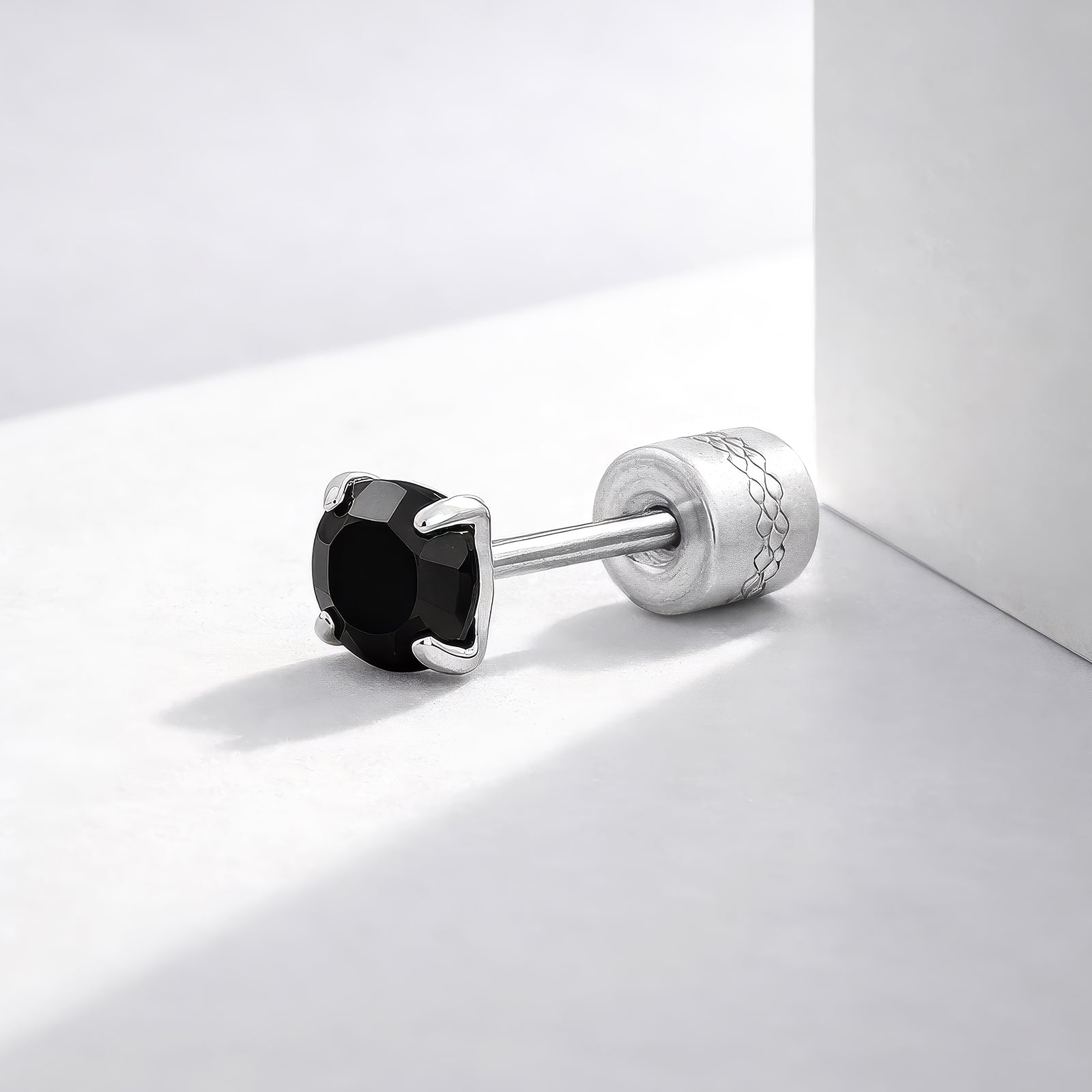 Vorto Mini Black Men's Earrings