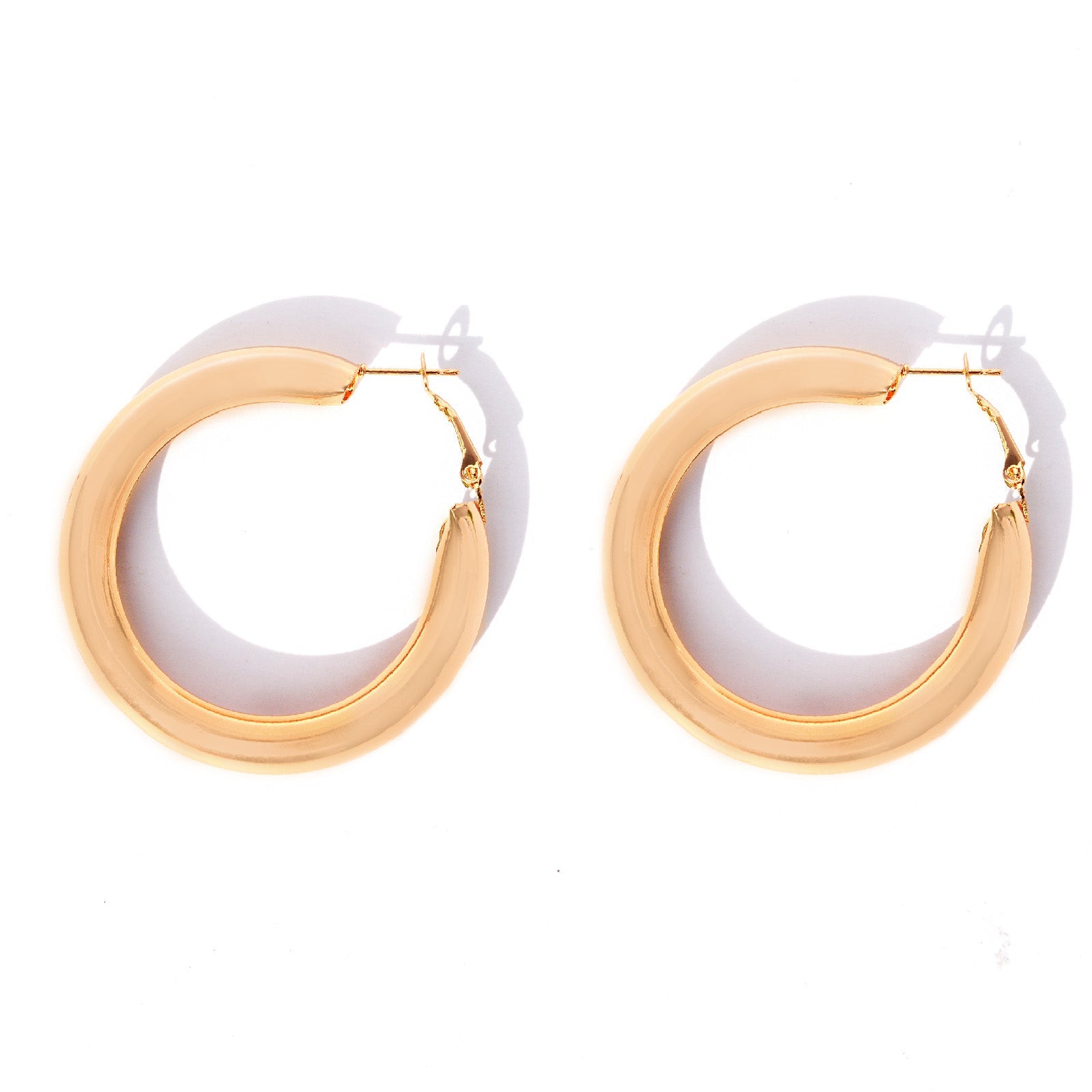Classic Bold Gold Hoops