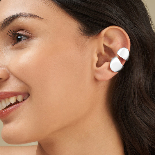 Kairis Silver Wrap Earcuff