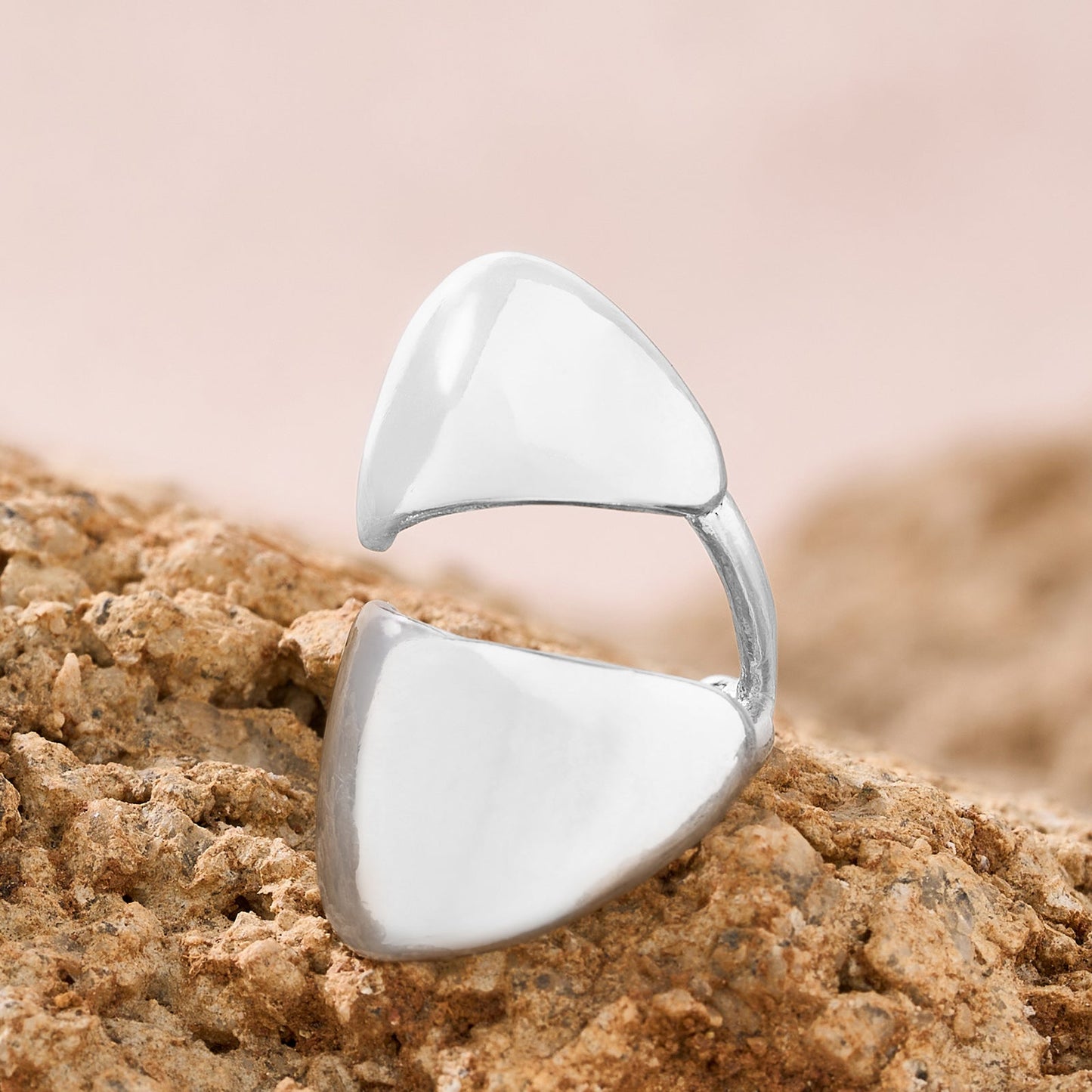 Kairis Silver Wrap Earcuff