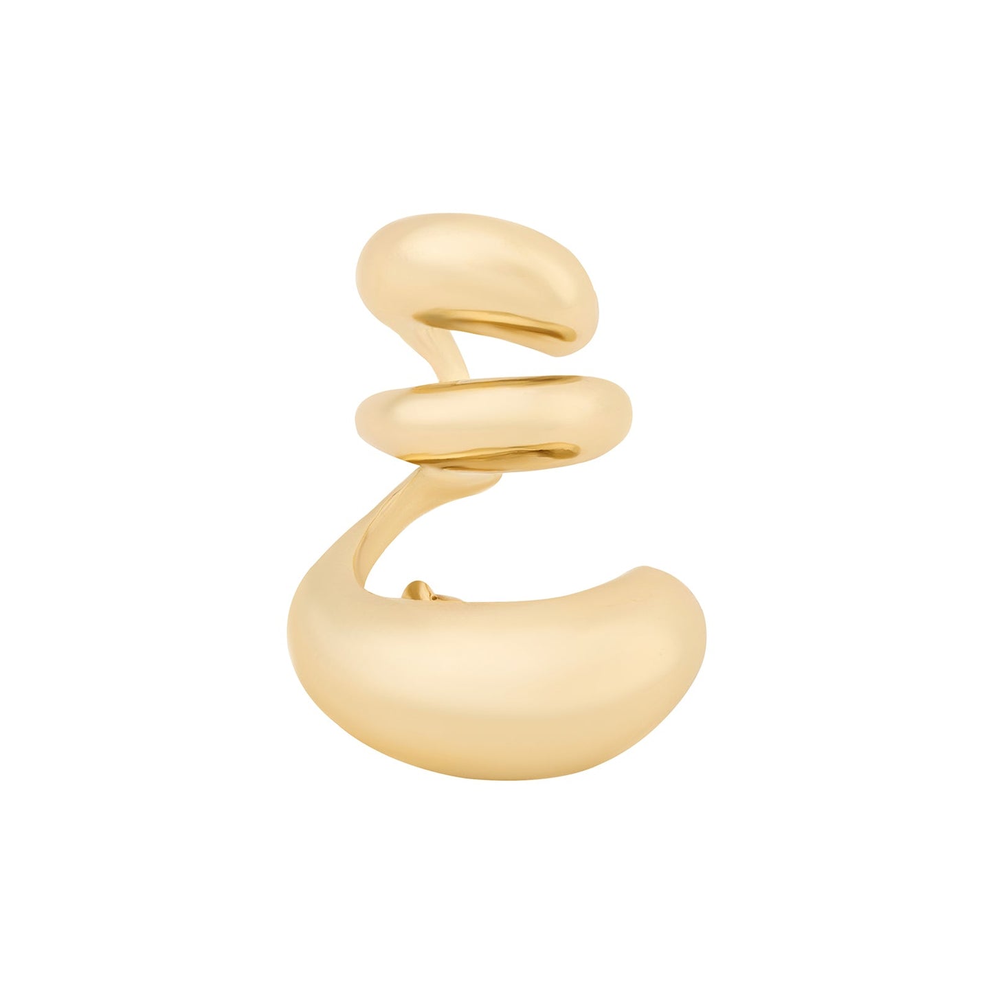 Fusemi Gold Mixed Metal Earcuff