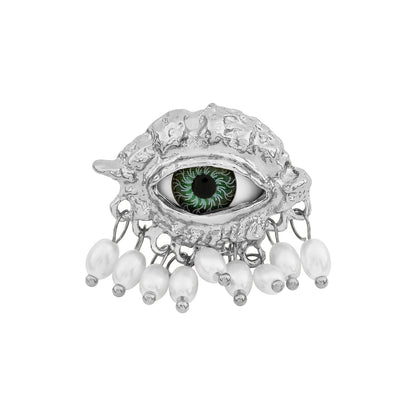 Eye Spy Evil Eye Silver Ring