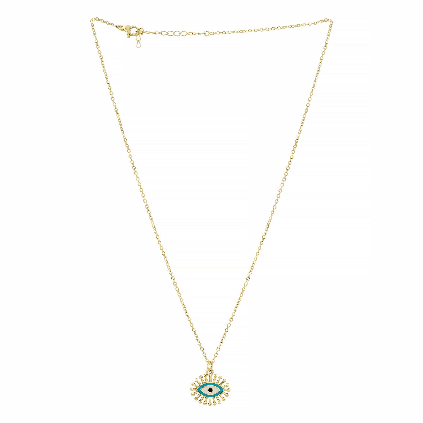 Aurahh Evil Eye Gold Necklace