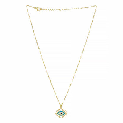 Aurahh Evil Eye Gold Necklace