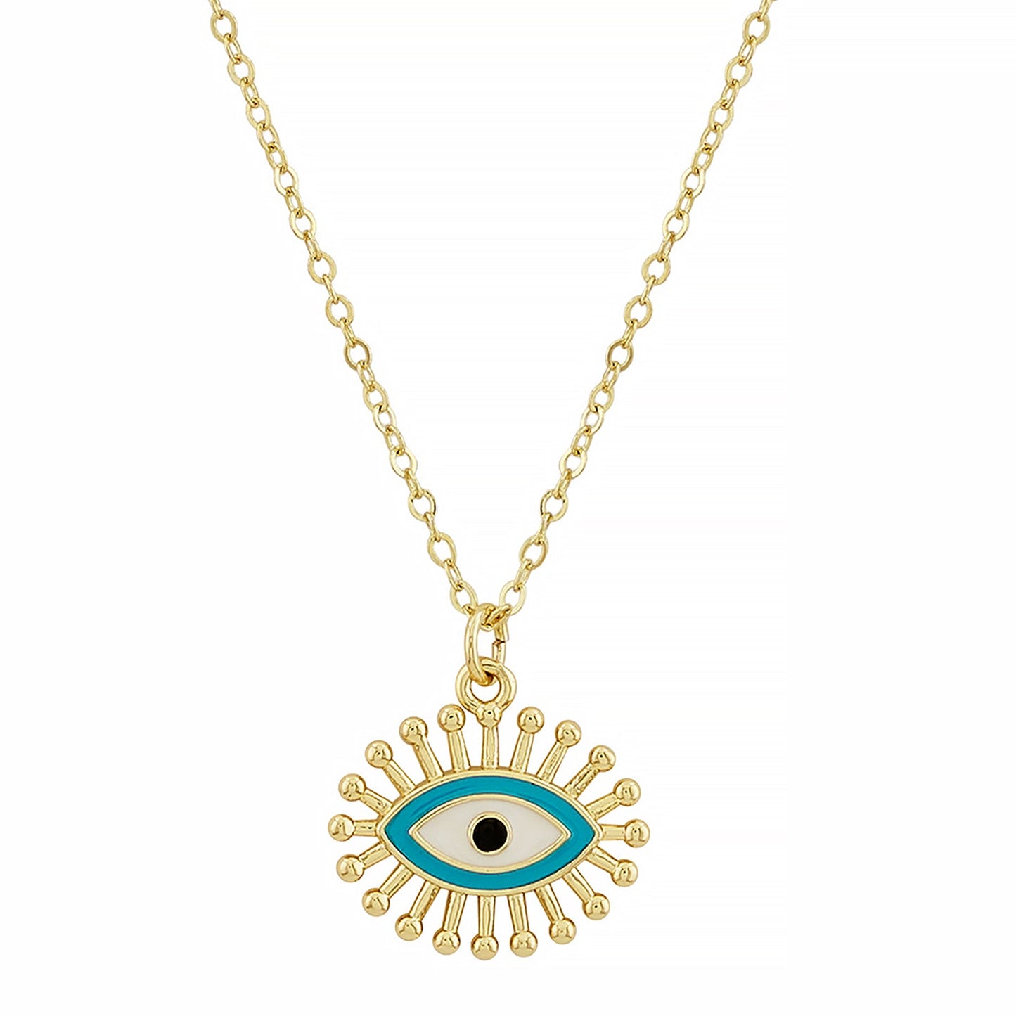 Aurahh Evil Eye Gold Necklace