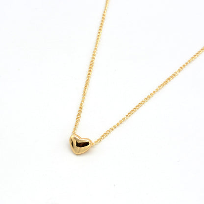 Minimal Heart Gold Pendant - Joker & Witch