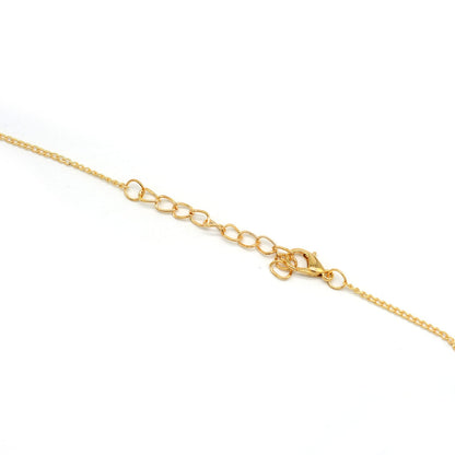 Minimal Heart Gold Pendant - Joker & Witch