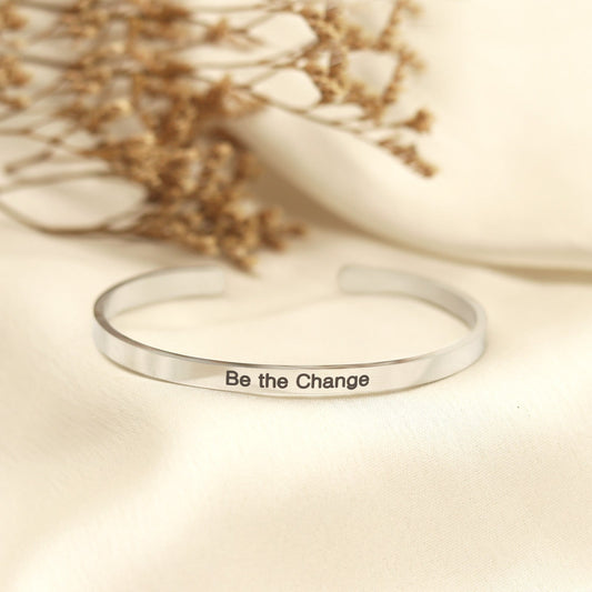 Be The Change Silver Mantra Band - Joker & Witch