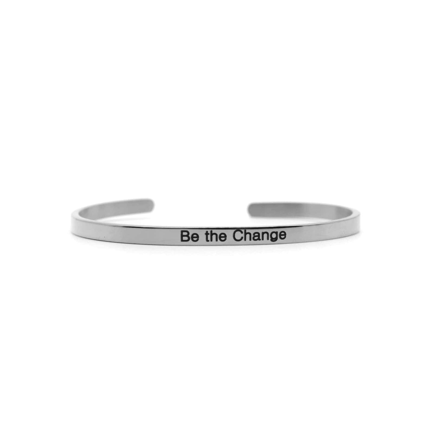 Be The Change Silver Mantra Band - Joker & Witch