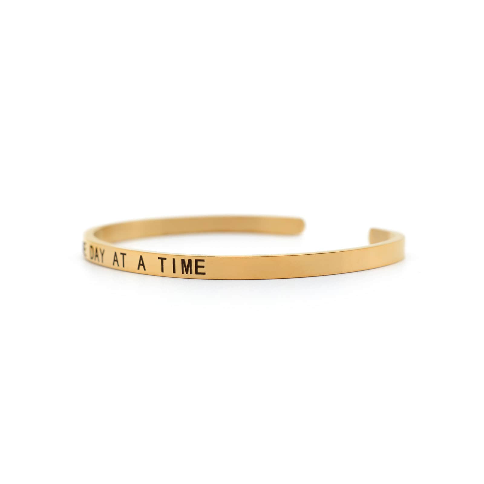One Day At A Time Rose Gold Mantra Band - Joker & Witch