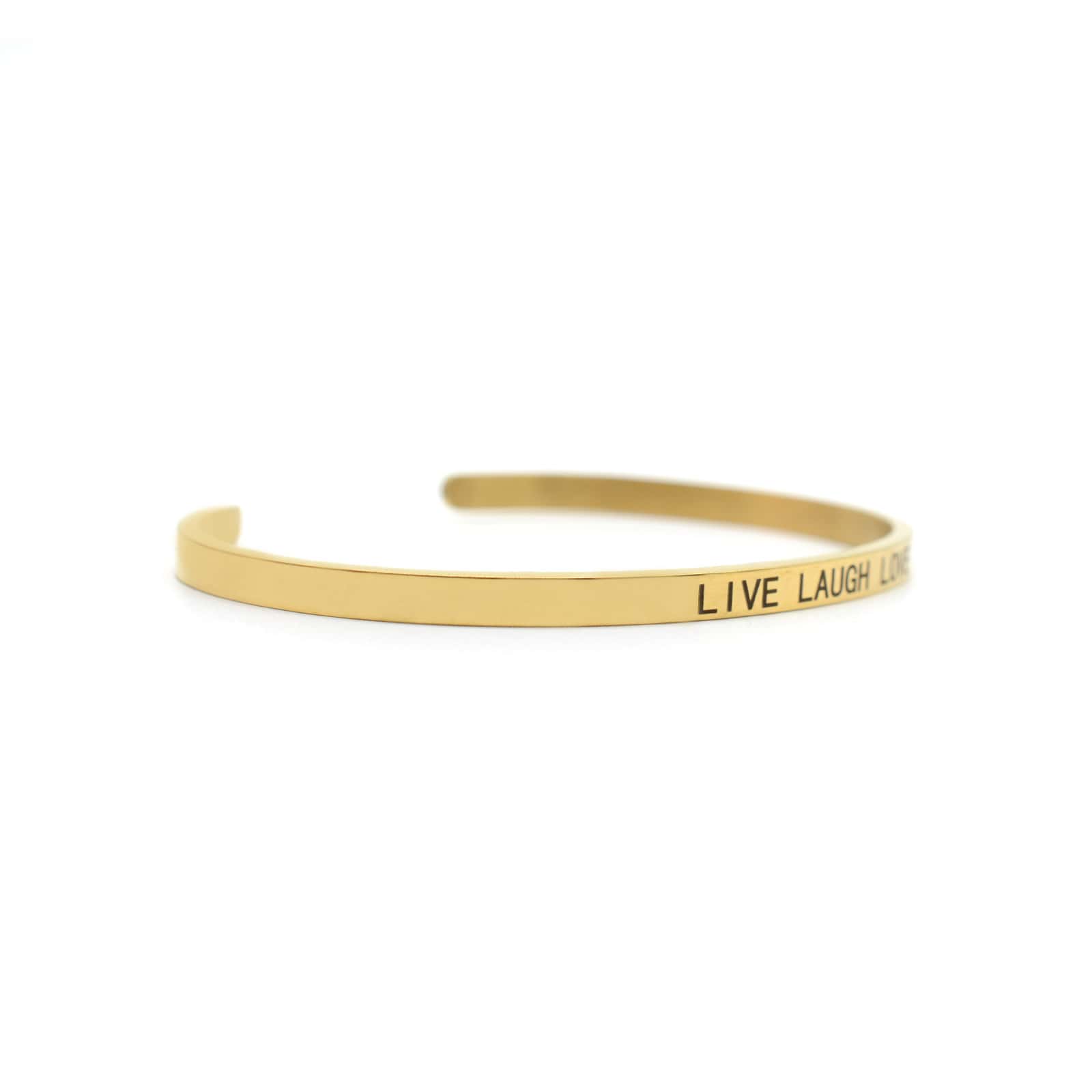 Live Laugh Love Gold Mantra Band - Joker & Witch