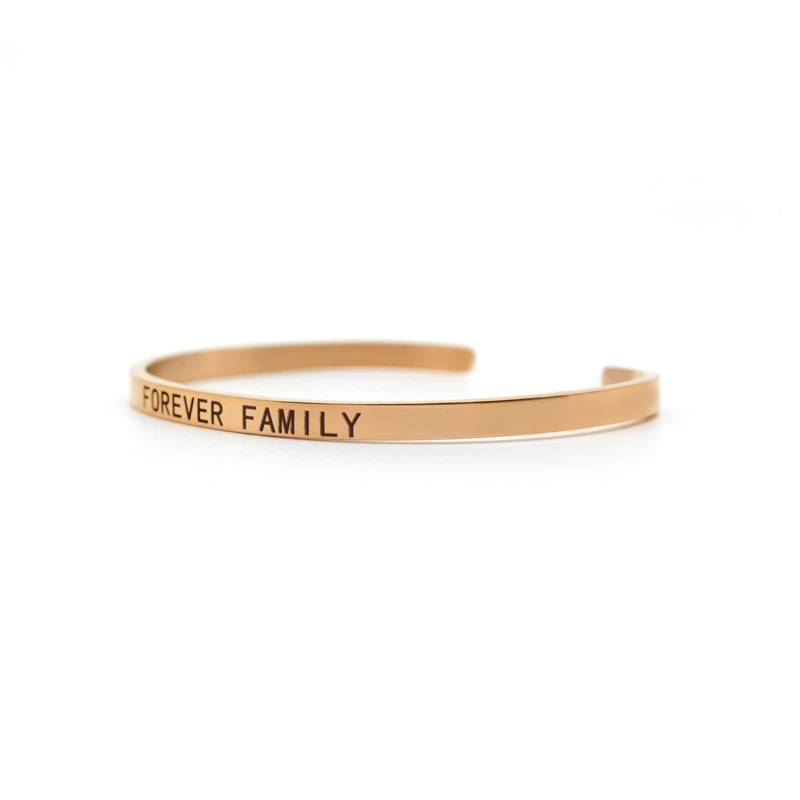 Forever Family Rose Gold Mantra Band - Joker & Witch