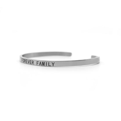 Forever Family Silver Mantra Band - Joker & Witch