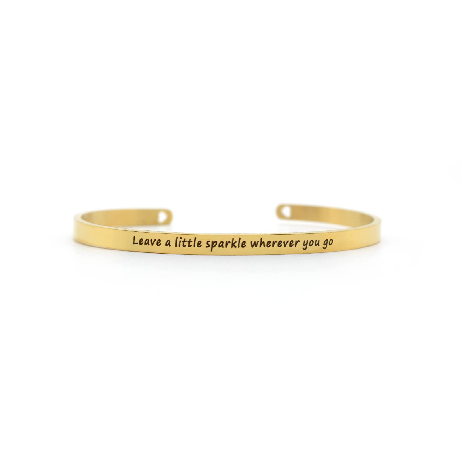 Leave A Little Sparkle Wherever You Go Gold Mantra Band - Joker & Witch