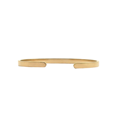 Minimal Gold Cuff Band