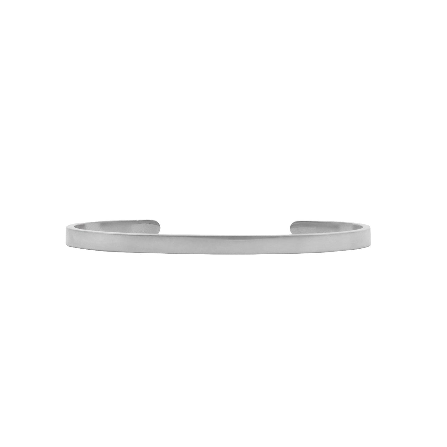 Minimal Silver Cuff Band