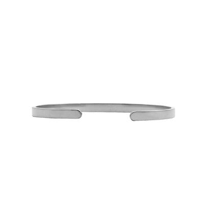 Minimal Silver Cuff Band