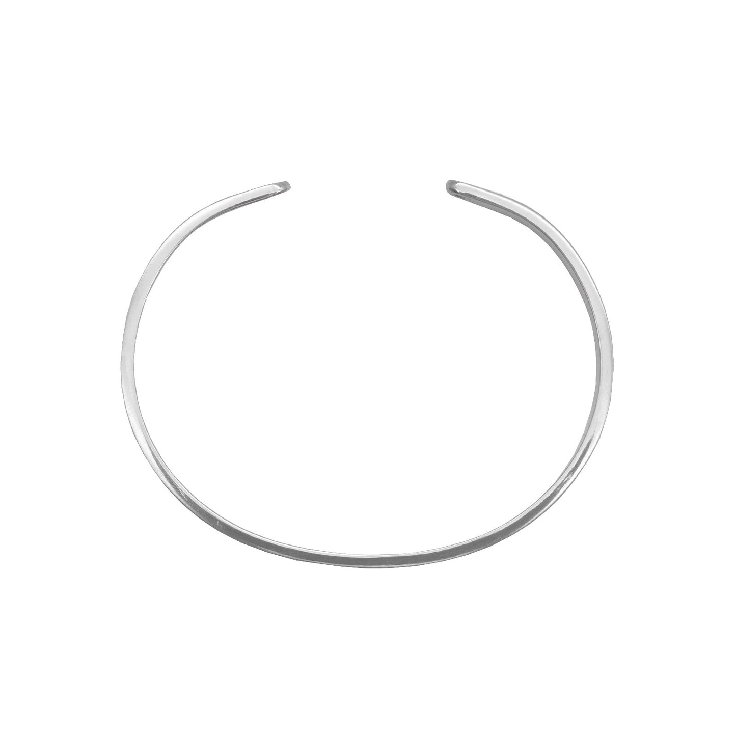 Minimal Silver Cuff Band